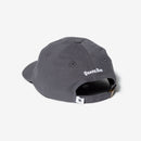 Gray Queen Bee baseball cap with embroidered logo, adjustable leather strap, and brushed cotton finish